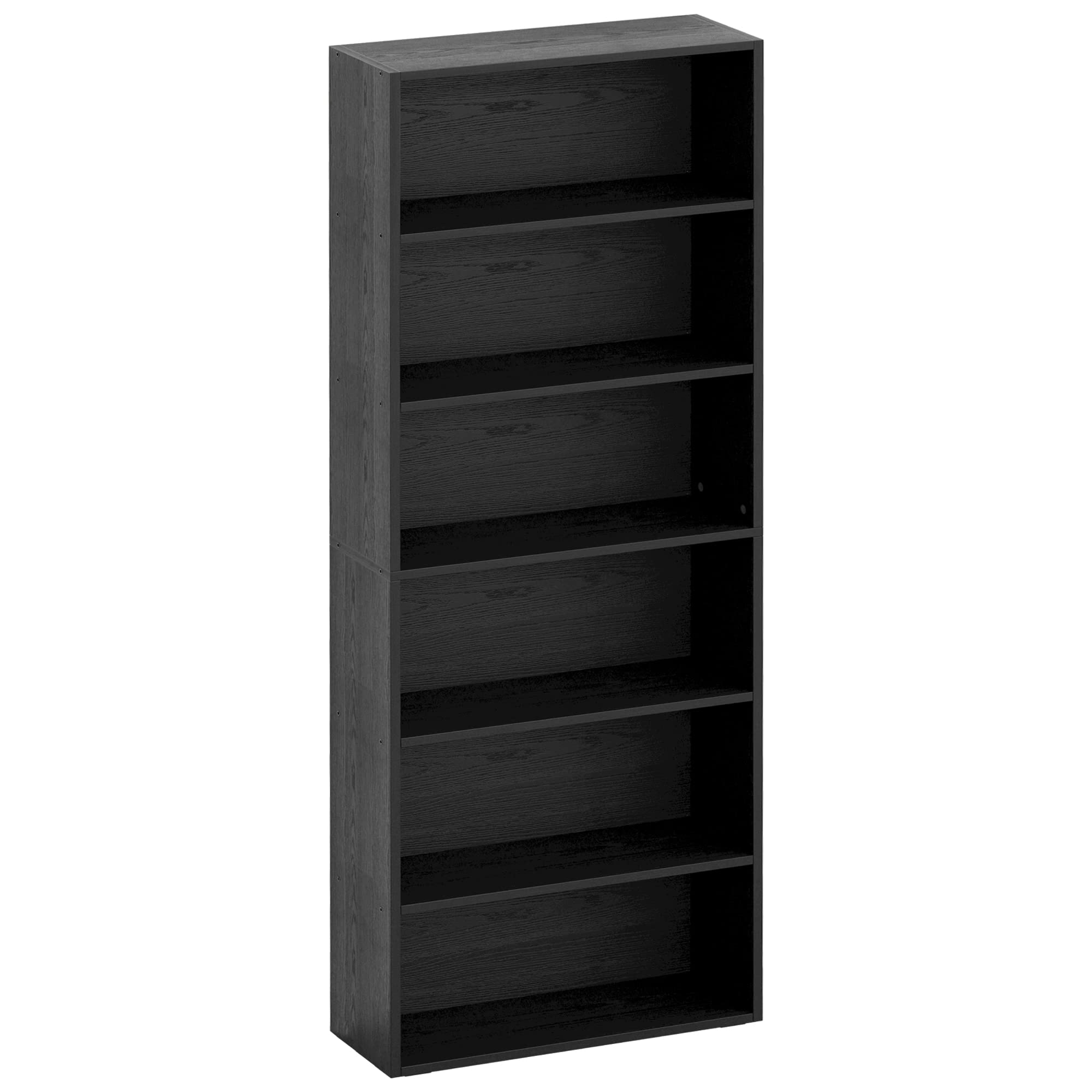 IRONCK Industrial Bookshelves and Bookcases Floor Standing 6 Shelf Display Storage Shelves 70 in Tall Bookcase Home Decor Furniture for Home Office, Living Room, Bed Room, Vintage Brown